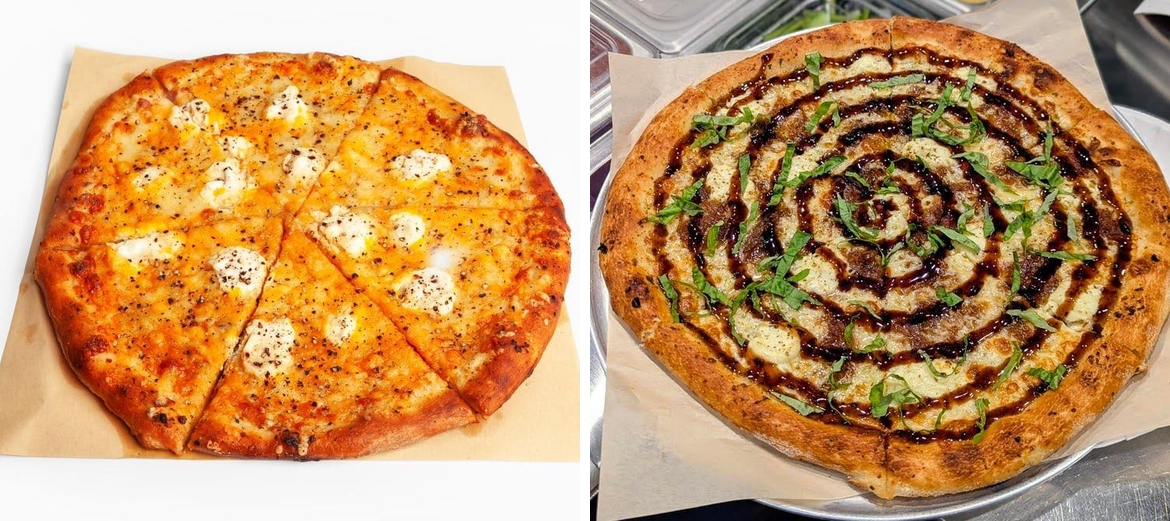 Social Pizza Menu